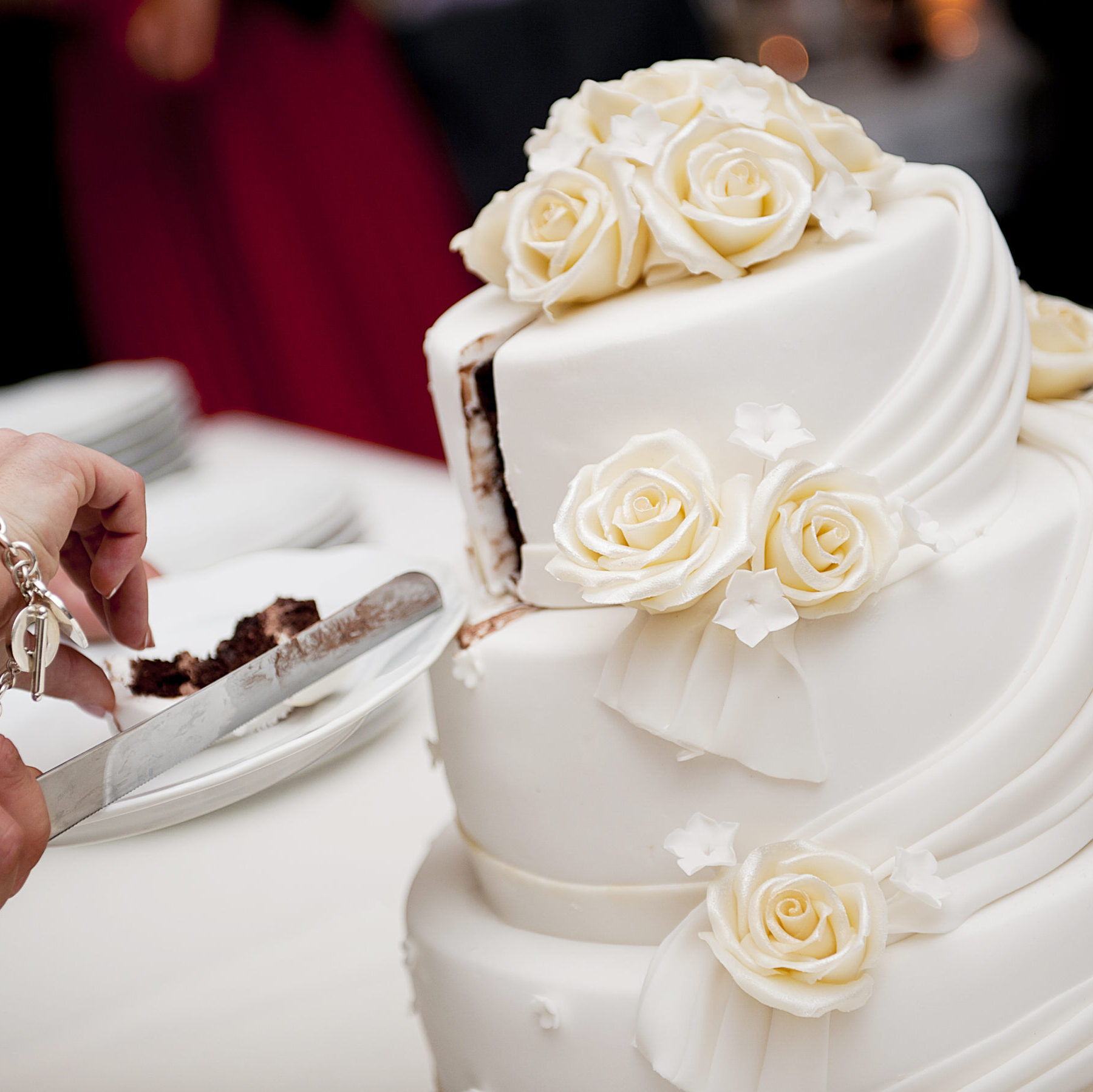 Smoky Mountain Wedding Cake