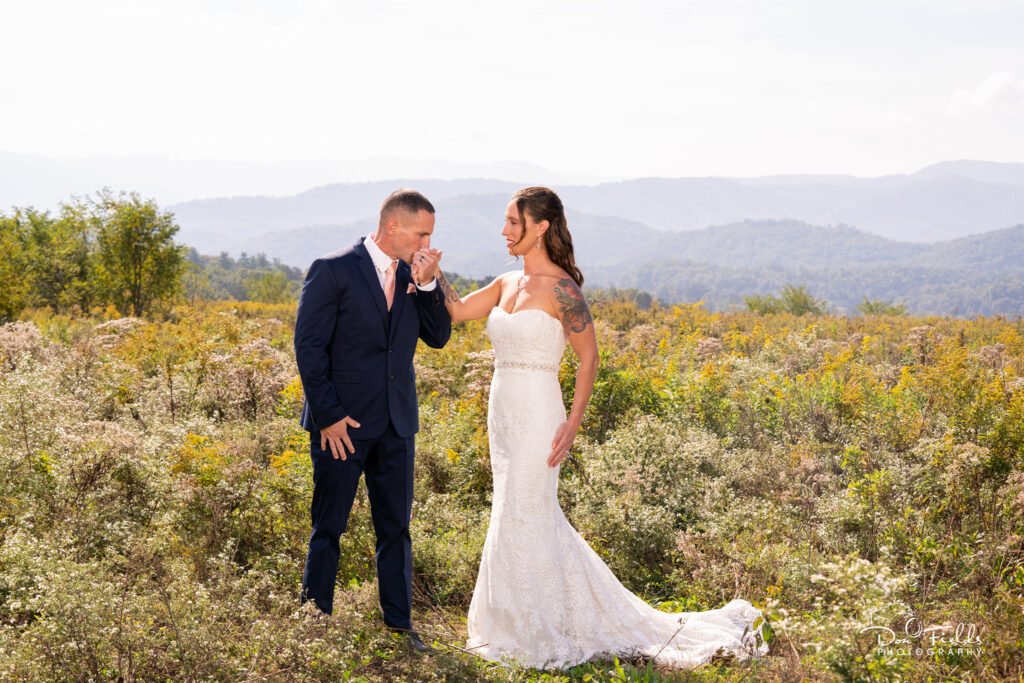 Wedding photography inside the Great Smoky Mountains National Park