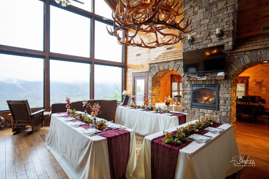 A cabin wedding in the Smoky Mountains