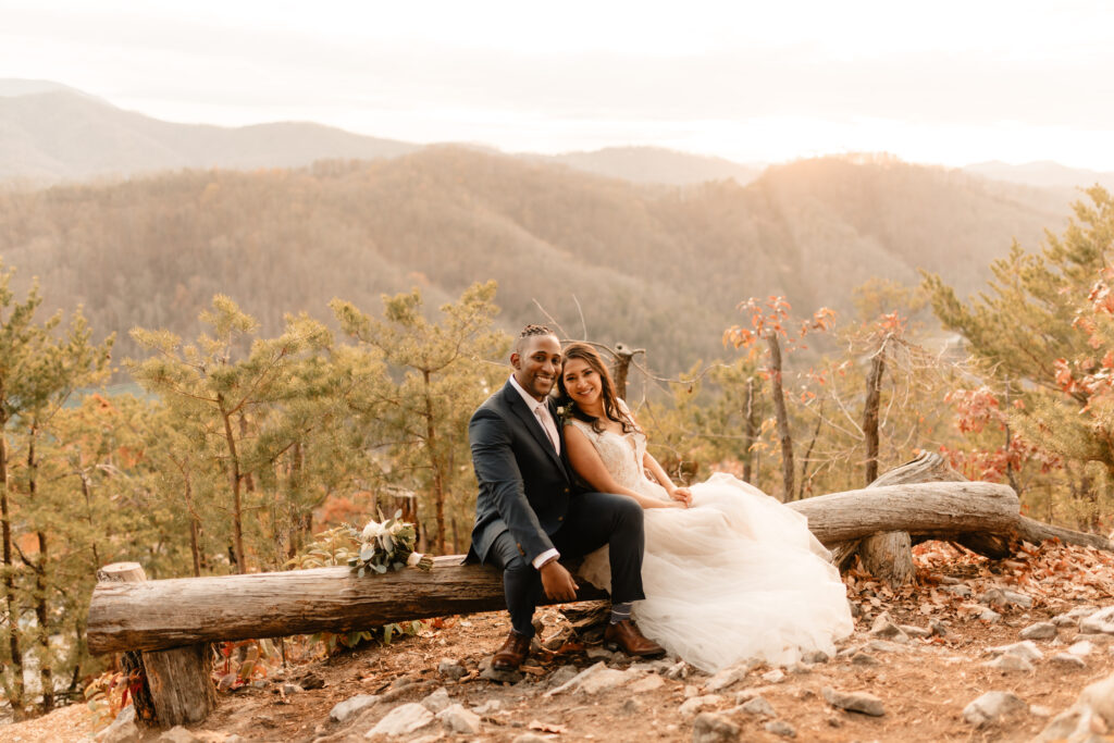 Smoky Mountain wedding photo