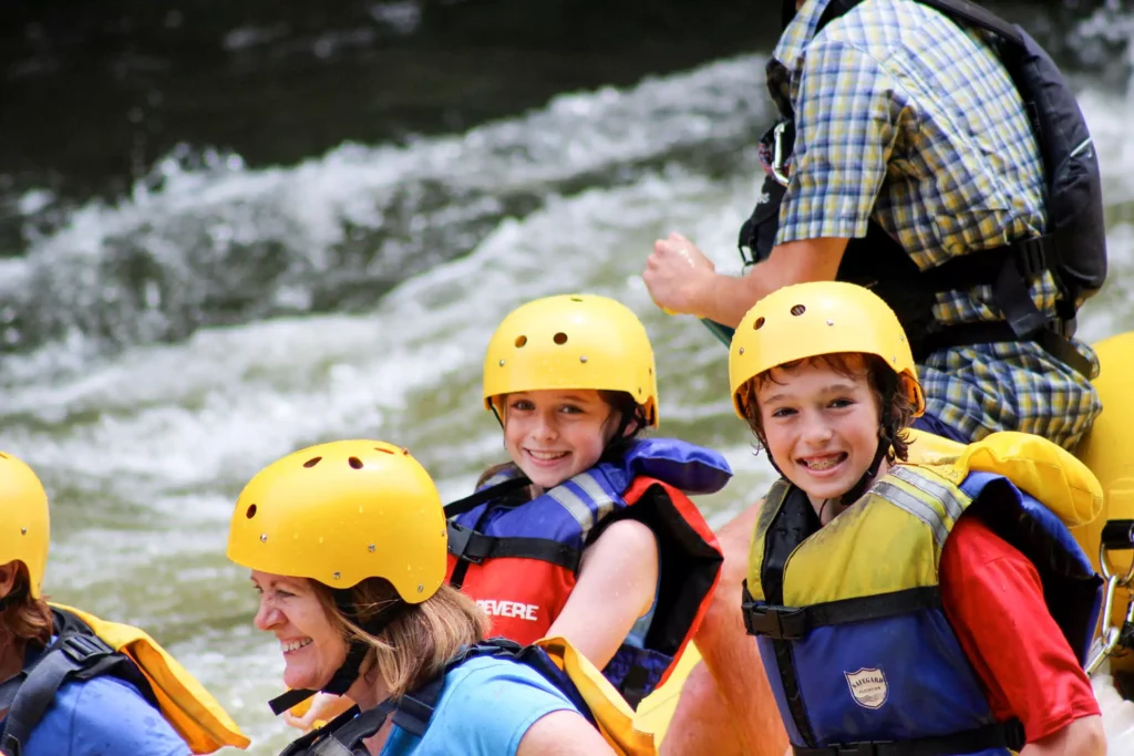 Family friendly rafting in the Smoky Mountains