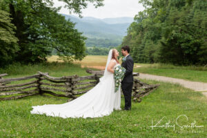 smoky mountain wedding photo